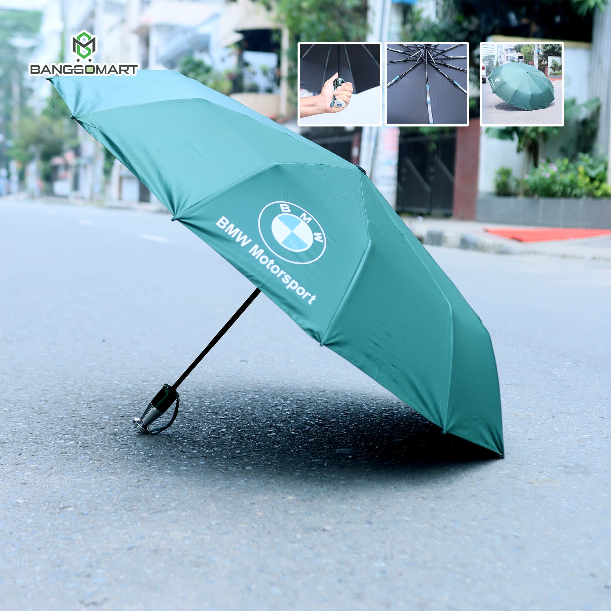 BMW Motorsport 12 Ribs Auto Switch 3 in 1 Umbrella