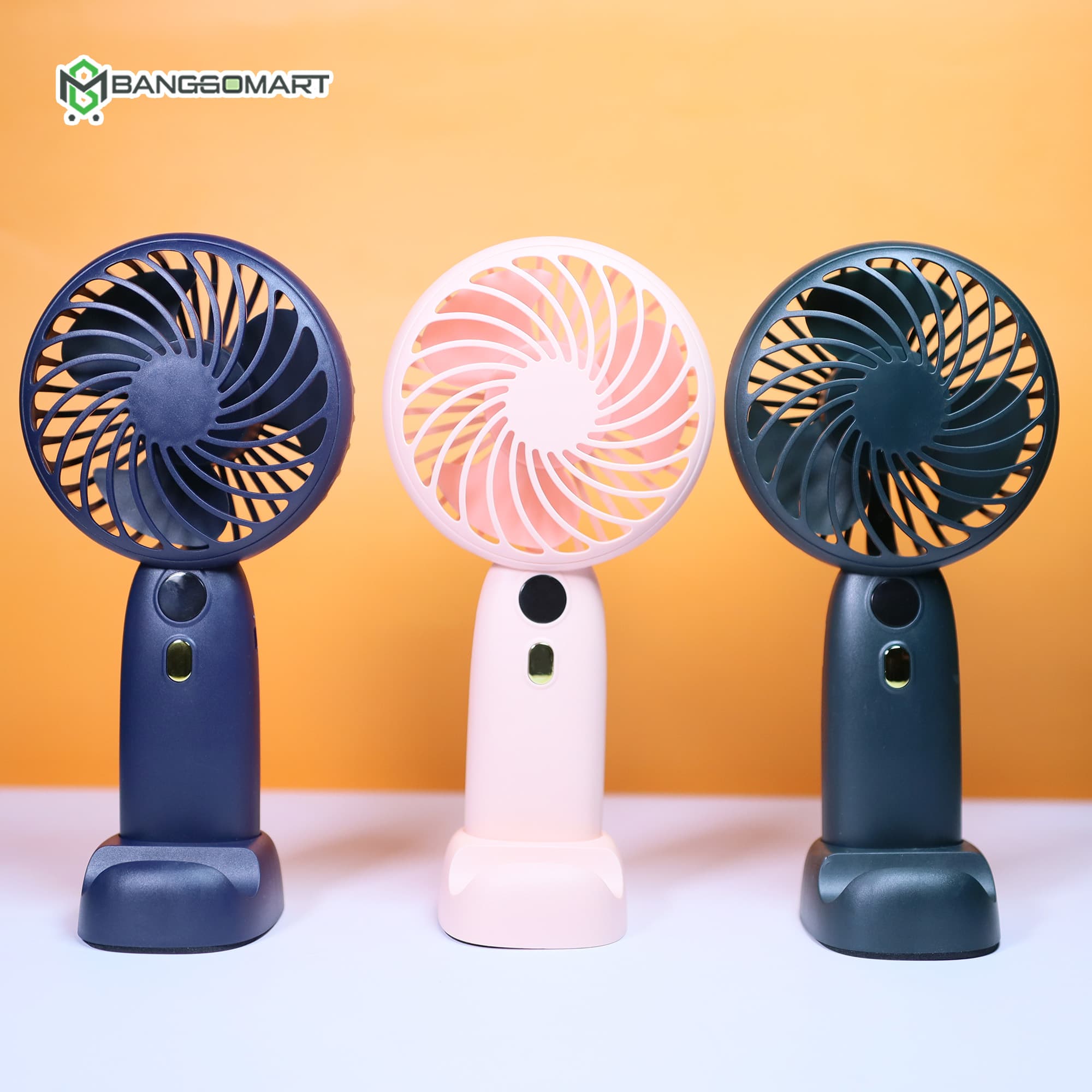 High Quality Handheld Rechargeable USB Portable LED Display Mini Fan P002
