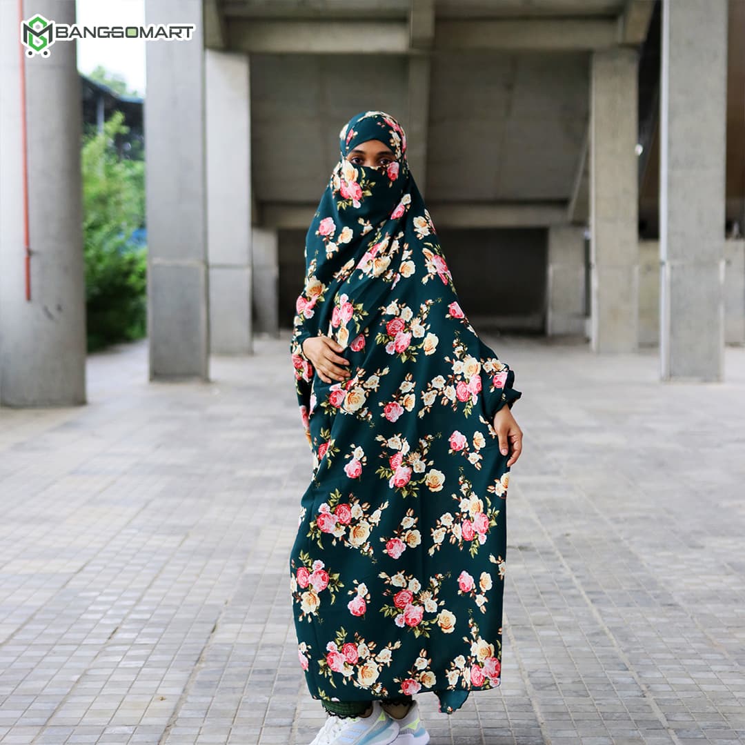 দুবাই চেরী কাপড়ের সিঙ্গেল লং খিমার (CK-50)